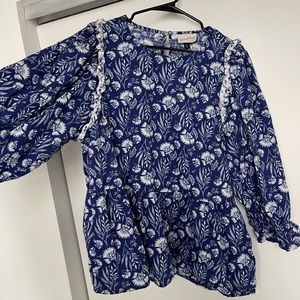 Prairie peplum blouse